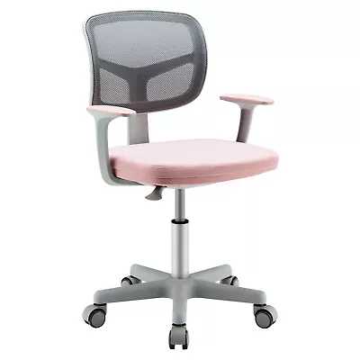 Kids Study Chair Adjustable Children Gaming Office Auto Lock Mesh Swivel Wheels • $93.95