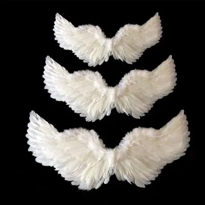 £7.69 • Buy Feather Angel Wing Christmas Halloween Costume Wedding Fancy Dress Party Props