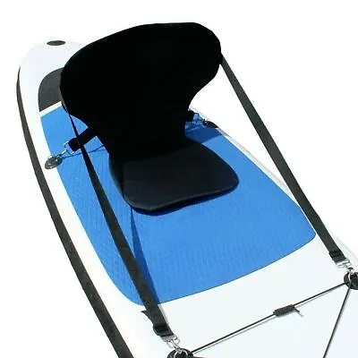 SUP Kayak Seat High Backrest Chair Paddleboard Seat Canoe Boat Mesh Poket • £18.19