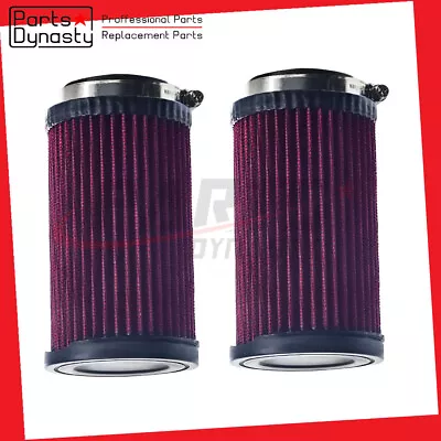 Fit Yamaha Banshee YFZ 350 K&N Style Air Pod Filters Pair Stock Carbs 26mm • $19.85