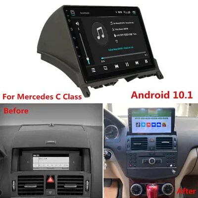 9  Stereo Radio GPS Nav For Mercedes C200 C250 C300 C350 C63 W204 S204 2007-2010 • $183.55