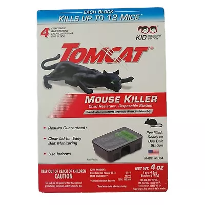 Tomcat Mouse Killer Child And Dog Resistant Disposable Station • $10