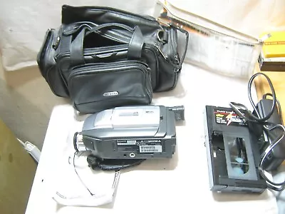 Panasonic Palmcorder PV-L353 VHS-C Camcorder With Manual Camera Bag & More • $44.99