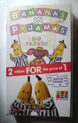 BANANAS IN PYJAMAS Big Parade & Monster Bananas PAL VHS Video • $12.50