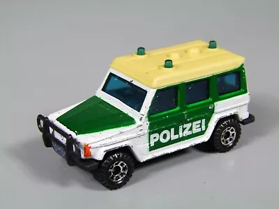 Vintage Matchbox Mercedes 280 CE Police 4x4 SUV 1984 Not Boxed Playworn 7.5cm • $6.22