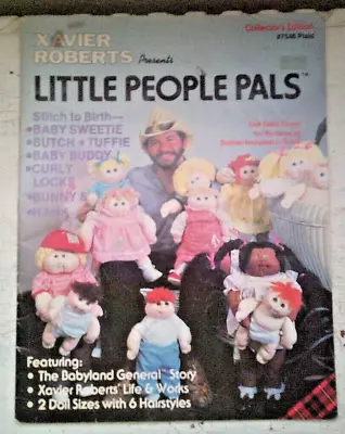 Xavier Roberts Presents Little People Pals Book 2 Doll Sizes With 6 Hairstylespl • $4.99