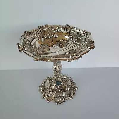 Holiday Imports Silverplate Pedestal Candy Dish Bowl Made In Japan MCM Vintage • $23.92
