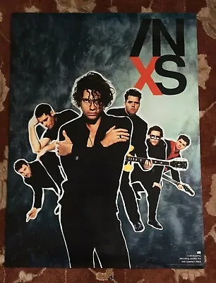 INXS  X  Rare Original Promotional Poster  MICHAEL HUTCHENCE • $49.99