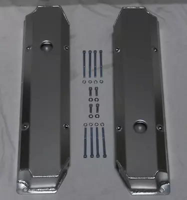 Fabricated Aluminum Valve Covers For Big Block Chrysler Dodge Mopar 383 400 440 • $98.87