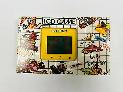 New LCD Mini Arcade Game Balloon 1980s Yellow NEW OLD STOCK • $18