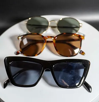 3 Women’s Sunglasses 1 H&M 1 Mango 1 Asos • £15