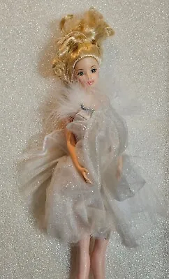 BARBIE As Swan Lake Queen BALLERINA Blonde DOLL Dress  W/ROOTED Eyelashes C353G  • $21.67