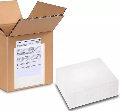 100 Packing List Envelopes Invoice Enclosed Slip Pouch Self Adhesive Any Size • $23.53