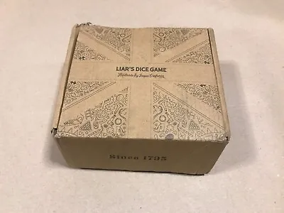 Jaques Of London Liar's Dice Game Handmade By Jaques Craftsman • £17.99