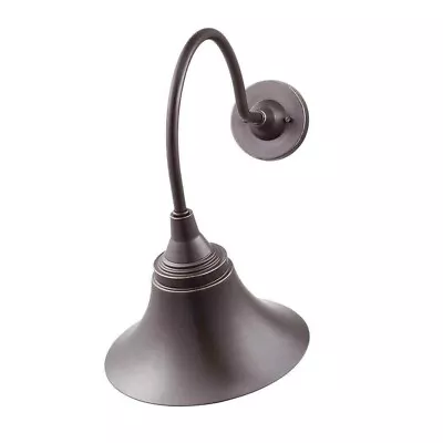 Progress Lighting Glenlake Bronze 19.6 In. Outdoor Wall Mount Gooseneck Lantern • $39.99