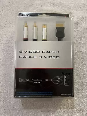 NEW Official Sony PlayStation S-VIDEO Cable PSX PS1 PS2 PS3 Compatible (S Video) • $45