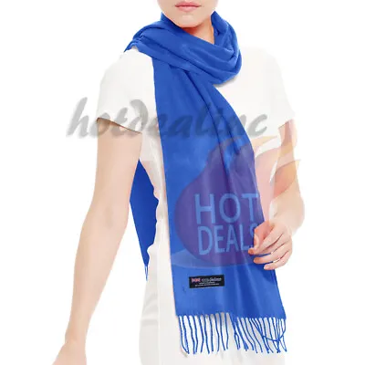 Men Women 100% CASHMERE Plain Scarves Winter Warm Scarf Made In Scotland • $7.99