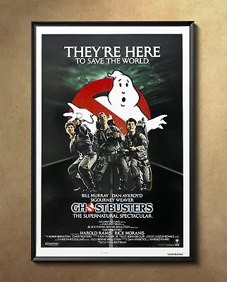 $17.98 • Buy Ghostbusters Bill Murray 1984 Movie Poster 24 X36  Borderless Glossy 8419