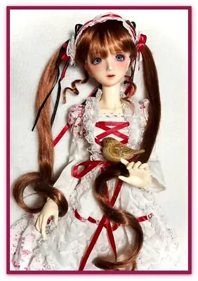 BJD Volks Super Dollfie SDGr SD13 SD Girl Dealer Made Floral Dress Bonnet Outfit • $46.36