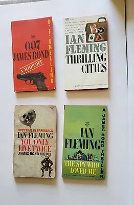 LOT OF 10 IAN FLEMING JAMES BOND 007 SERIES NOVELS PB's Used Good Condition.  • $28.95