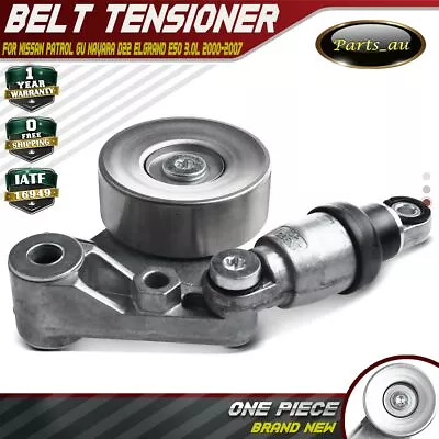 Drive Belt Tensioner For Nissan Patrol GU Navara D22 Elgrand 3.0L ZD30DDT 00-07 • $35.50