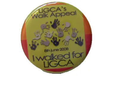 Ligca's Walk Appeal Picture Badge • £2.50