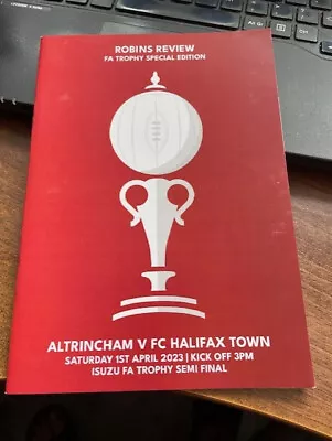 2022/23 Altrincham V Fc Halifax Town - Fa Trophy Semi Final • £0.99