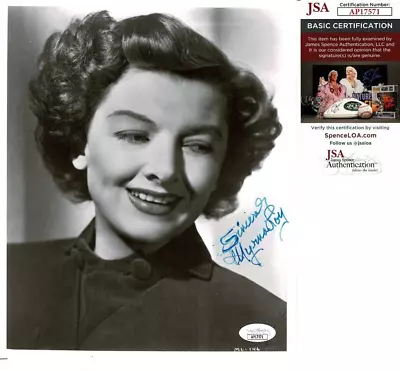 MYRNA LOY (1905-1993)  SIGNED 8x10 PHOTO  THE THIN MAN MR BLANDINGS  JSA COA • $129.99