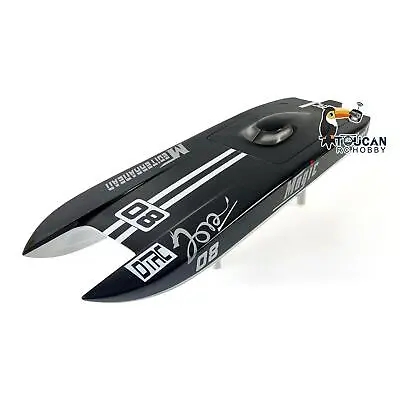 E32 Fiber Glass Black Electric Racing PNP RC Boat Hull Model W/ Motor Servo ESC • $375.92