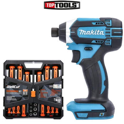 £75.66 • Buy Makita DTD152 18V Cordless Impact Driver With 63pcs Screwdriver & Ratchet Set