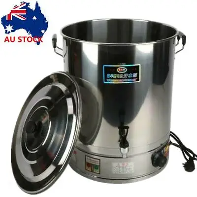 $114.50 • Buy 48L Electric Hot Water Urn Stainless Steel Concealed Element Boiler Tea Kettle