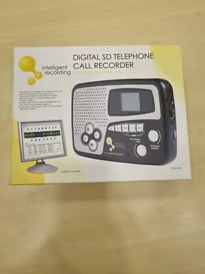 Digital SD Card Phone Call Recorder Landline Telephone Monitor • £50