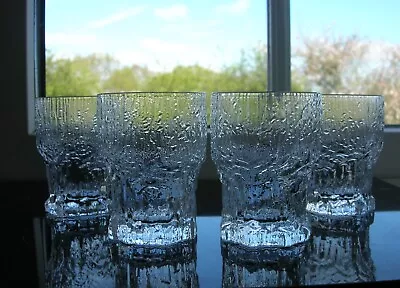 Iittala -  Aslak  - Four Shot/Tot Glasses - Tapio Wirkkala • £35