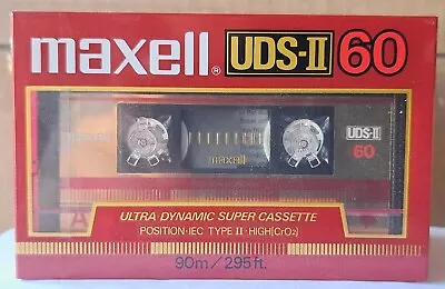 Lot Of 4 Maxell UDS-II 60 Cassette Ultra Dynamic Super Cassettes Factory Sealed  • $49.91