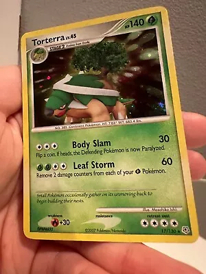 Torterra 17/130 Diamond & Pearl Holo Rare 2007 Nintendo Pokémon Card NM 0401#176 • $6.96