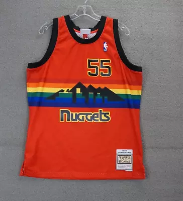 DIKEMBE MUTOMBO 1991-92 Denver NUGGETS Mitchell & Ness RELOAD Swingman Jersey L • $63.99