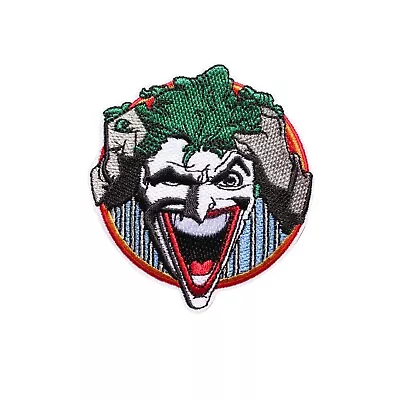 Joker Laughing Embroidered Iron On Patch -  DC Comics Batman - 060-S • $7.95