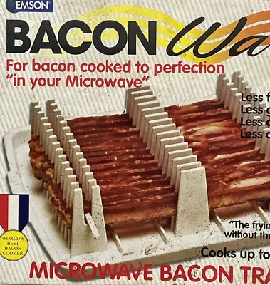Emson Bacon Wave Microwave Bacon Tray Cooks Up To 14 Slices • $6.64