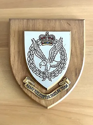 Army Helicopter Display Team Military Wall Plaque • £23