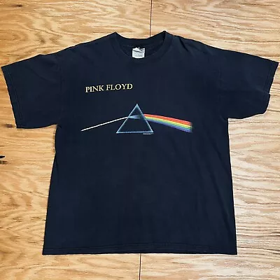 Vintage Pink Floyd Shirt Mens XL Dark Side Of The Moon 1996 Faded Distressed 90s • $39