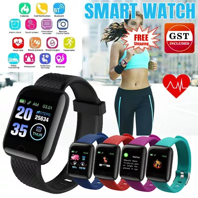 Sports Smart Watch Bracelet Heart Rate Blood Pressure Fitness Tracker • $9.23