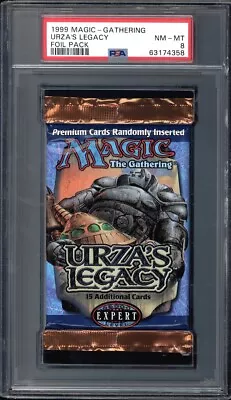 Urza's Legacy Booster Pack English Graded PSA 8 MTG Magic #63174358 • $227.99