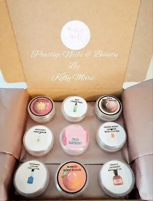 The Body Shop Sample Pots X9 Bath & Body Travel Handbag Size Gift Treat 9x2ml   • £9.99