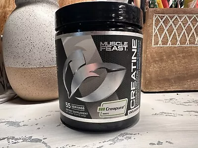 Muscle Feast Creapure Creatine Monohydrate Powder 55 Servings Soy Free NON GMO • $42