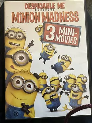 Despicable Me Presents MINION MADNESS DVD (3 Mini-Movies) • $3