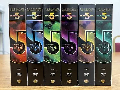 $59.95 • Buy Babylon 5: The Complete Seasons 1-5 DVD + The Movie Collection DVD