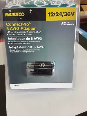 Marinco Connect Pro 6 AWG Adapter - 12VBRAD • $10.99