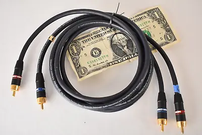 1.5m Monster Cable Interlink 400 Stereo Pair Audio RCA Interconnect Cables -READ • $14.95