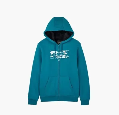 Fox Racing Men's Cienega Sasquatch Zip Hoodie Maui Blue 31583-551 • $119.95