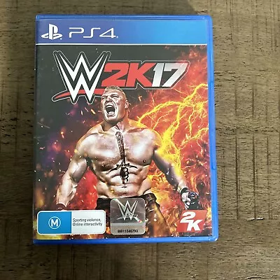 WWE 2K17 + Manual - Sony PlayStation 4 PS4 Game Complete • $15